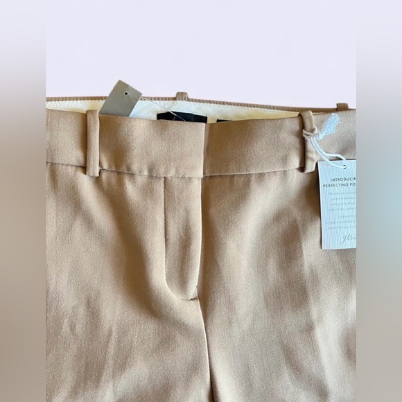 NWT J. Crew Cameron Full Length Classic Beige Women's Trousers - Picture 3 of 7